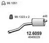 ASSO 12.6059 Middle Silencer